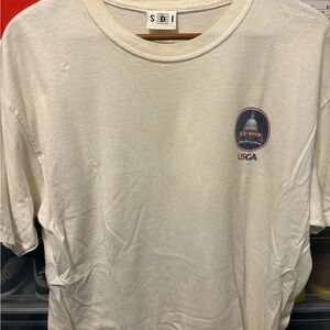 White 2011 US Open Men's Shirt Vintage